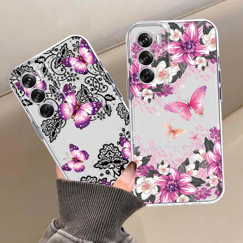 Oppo A78 - การออกแบบลายผีเสื้อสำหรับ OPPO A11 A16 A55 A56