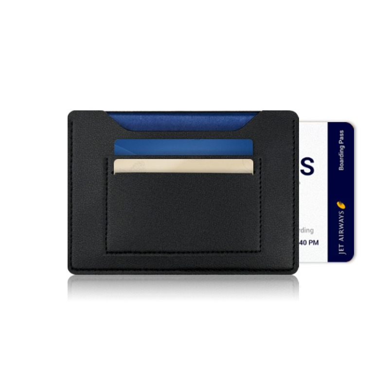 Leather Passport Cover - กระเป๋าใส่พาสปอร์ตสีพื้นสำหรับเดินทาง วัสดุหนัง PU พร้อมช่องใส่บัตร ดีไซน์ทันสมัยสำหรับทุกเพศ ปกป้องพาสปอร์ตและจัดเก็บได้ดี