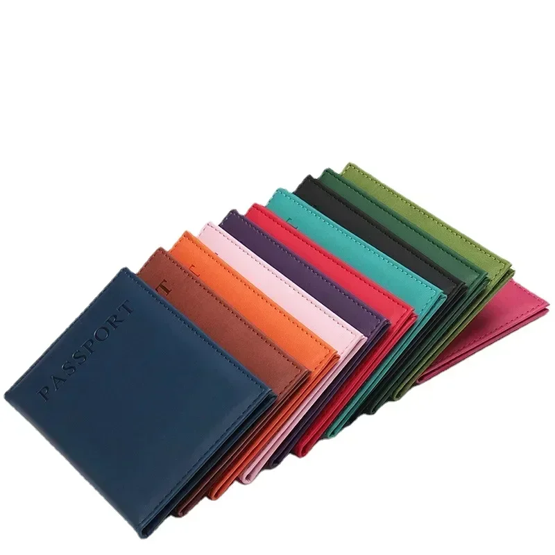 Leather Passport Cover - ปกหนัง PU คุณภาพสูงสำหรับพาสปอร์ต ปกใส่เอกสาร ปกใส่บัตรประชาชน ที่ใส่พาสปอร์ต