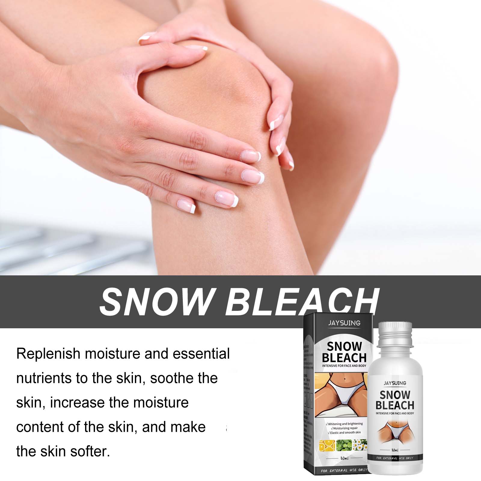Body Snow Bleach ครีม Nicotina - Luxury Lifestyle Products บทวิจารณ์และราคา