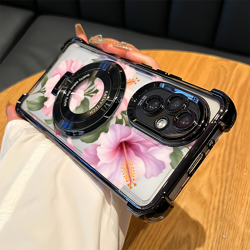 เคสโทรศัพท์ลายดอกชบาสีชมพูสำหร - Oppo A78 บทวิจารณ์และราคา