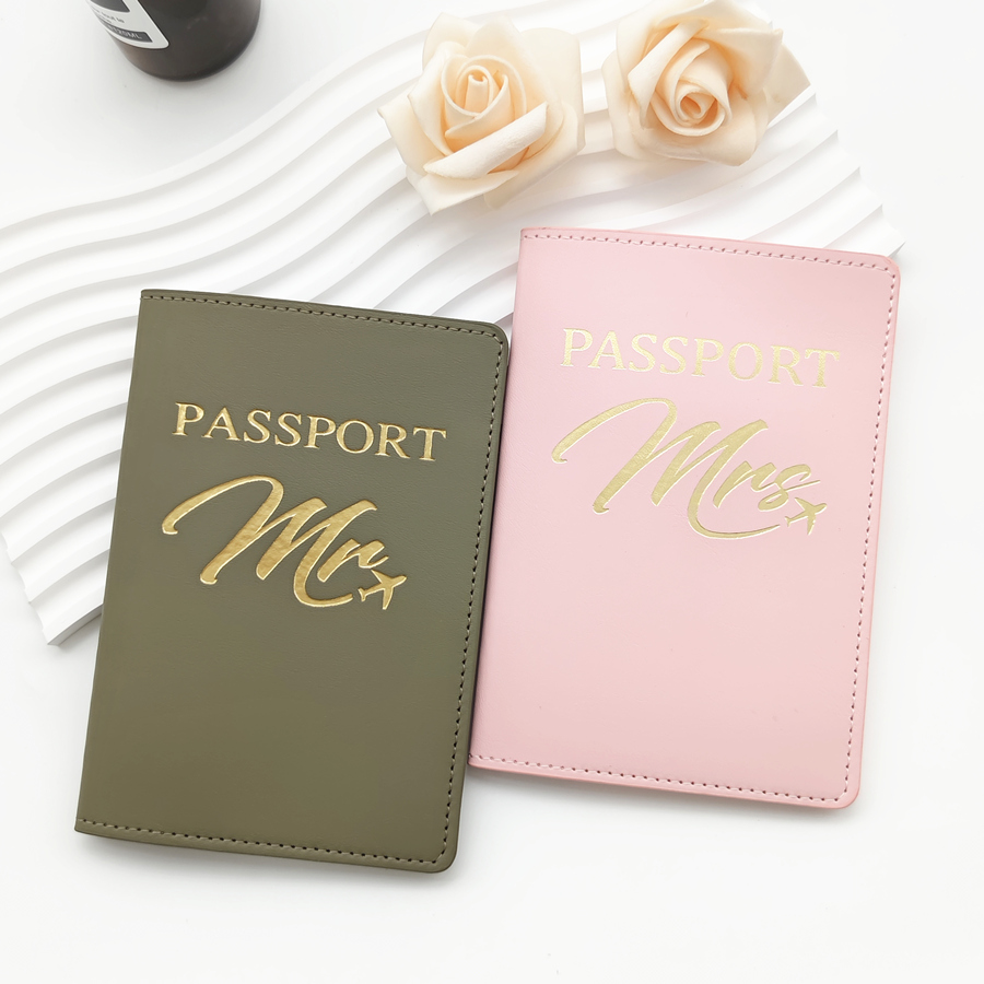 ชุดปกหนังสือเดินทางคู่รัก 2 ชิ - Leather Passport Cover บทวิจารณ์และราคา