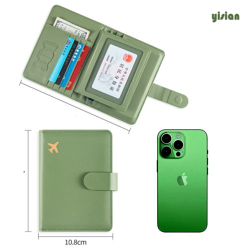 ปกหนังสือเดินทาง RFID กรณีผู้ถ - Leather Passport Cover บทวิจารณ์และราคา