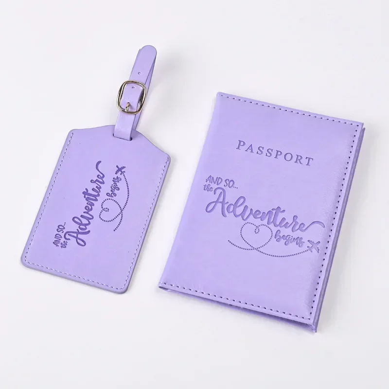ใหม่สีม่วง PU หนังผู้ถือหนังสื - Leather Passport Cover บทวิจารณ์และราคา